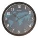 eCraftIndia Designer Round Analog Black Wall Clock (PWCCDBL517)