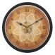 eCraftIndia Designer Round Analog Black Wall Clock (PWCCDBL535)