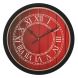 eCraftIndia Designer Round Analog Black Wall Clock (PWCCDBL536)