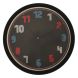 eCraftIndia Designer Round Analog Black Wall Clock (PWCCDBL600)