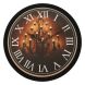 eCraftIndia Designer Round Analog Black Wall Clock (PWCCDBL606)
