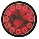 eCraftIndia Designer Round Analog Black Wall Clock (PWCCDBL611)