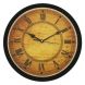 eCraftIndia Designer Round Analog Black Wall Clock (PWCCDBL617)