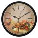eCraftIndia Designer Round Analog Black Wall Clock (PWCCDBL625)