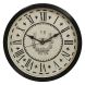 eCraftIndia Designer Round Analog Black Wall Clock (PWCCDBL654)