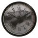 eCraftIndia Designer Round Analog Black Wall Clock (PWCCDBL694)