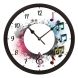 eCraftIndia Music Signs Designer Round Analog Black Wall Clock (PWCCDBL735)