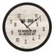 eCraftIndia "The Numbers Are Messed Up" Designer Round Analog Black Wall Clock (PWCCDBL736)