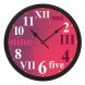 eCraftIndia "Funky Numbers" Designer Round Analog Black Wall Clock (PWCCDBL754)
