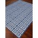 Jaipur Rugs Modern Brilliant Blue 4X6 Feet Wool Geometric Area Rug