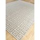 Jaipur Rugs Modern Antique White Gray 8X10 Feet Wool Geometric Area Rug