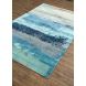 Jaipur Rugs Modern Ocean Blue Inky Sea 5X8 Feet Wool Viscose Abstract Area Rug