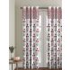 Rajsthan Décor Screen Print Cotton White and Pink Floral Door Curtain Single Pc (54x85 Inch)(RDDCUR-01)