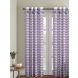 Rajsthan Décor Screen Print Cotton White and Purple Floral Long Door Curtain Single Pc (54x110 inch)(RDLDCUR-09)