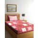 Rajasthan Décor Screen Block Print Jaipuri Cotton Floral Print Single Bed Sheet with One Pillow Cover(RDS-29)