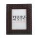 ENTWINE PHOTO FRAME IN Faux Leather (Brown)