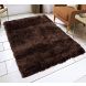 Saral Home Brown Polyester Carpet (SOS-1044-BROWN)