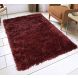 Saral Home Maroon Polyester Carpet (SOS-1044-MAROON)