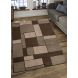 Saral Home Brown Microfiber Carpet (SOS-1071-BROWN)