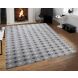 Saral Home Grey Microfiber Carpet (SOS-1080-GREY)