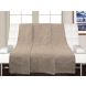 Saral Home Soft Reversible Decorative Chenille One Seater Throw/ SofaCover (Pack of Two, Beige)-SOS-1349-BEIGE