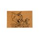Saral Home Beige  Coir Tom & Jerry Printed Heavy Duty Kids Door Mat(SOS-1512-BEIGE)