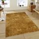 Saral Home Gold Polyester Carpet (SOS-1551-GOLD)