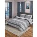 Saral Home Grey Cotton Queen Size Bedcover with two Pillow Covers(SOS-1588-Grey)