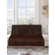 Saral Home Soft Reversible Decorative Chenille Three Seater Throw/ SofaCover (Brown)-SOS-1718-ST140X210-BROWN