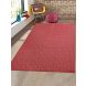 Saral Home Red Jacquard Carpet  (SOS-477-RED)