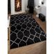 Saral Home Black Microfiber Carpet (SOS-864-CP4X6-BLACK)