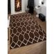 Saral Home Brown Microfiber Carpet (SOS-864-CP4X6-BROWN)