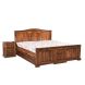 JOP CARVING HIGH HEADBOARD KING SIZE BED WITH STORAGE ( RBED1744)
