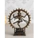 eCraftIndia Dancing Nataraja Cold Cast Bronze Resin Decorative Figurine (UBKC182)
