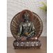 eCraftIndia Fine Finish Meditating Lord Buddha Cold Cast Bronze Resin Decorative Figurine (UBKC244)