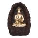 eCraftIndia Beautiful Golden Meditating Buddha Water Fountain (WF1072MRGD)