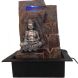eCraftIndia Rust Texture Lord BuddhaWater Fountain (WF8911)