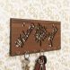 eCraftIndia Welcome Home Theme Wooden Key Holder with 7 Hooks (WKH514)