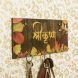 eCraftIndia Shree Krishna Theme Wooden Key Holder with 7 Hooks (WKH525)